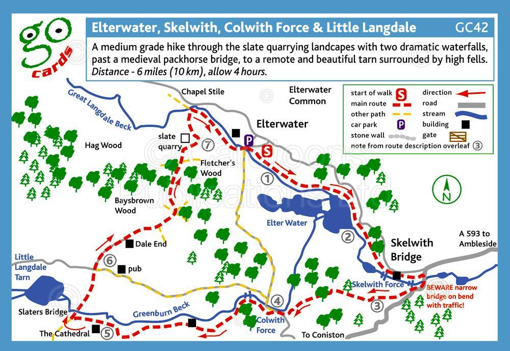 Elterwater, Skelwith & Little Langdale Walk | Great Stuff from Cardtoons