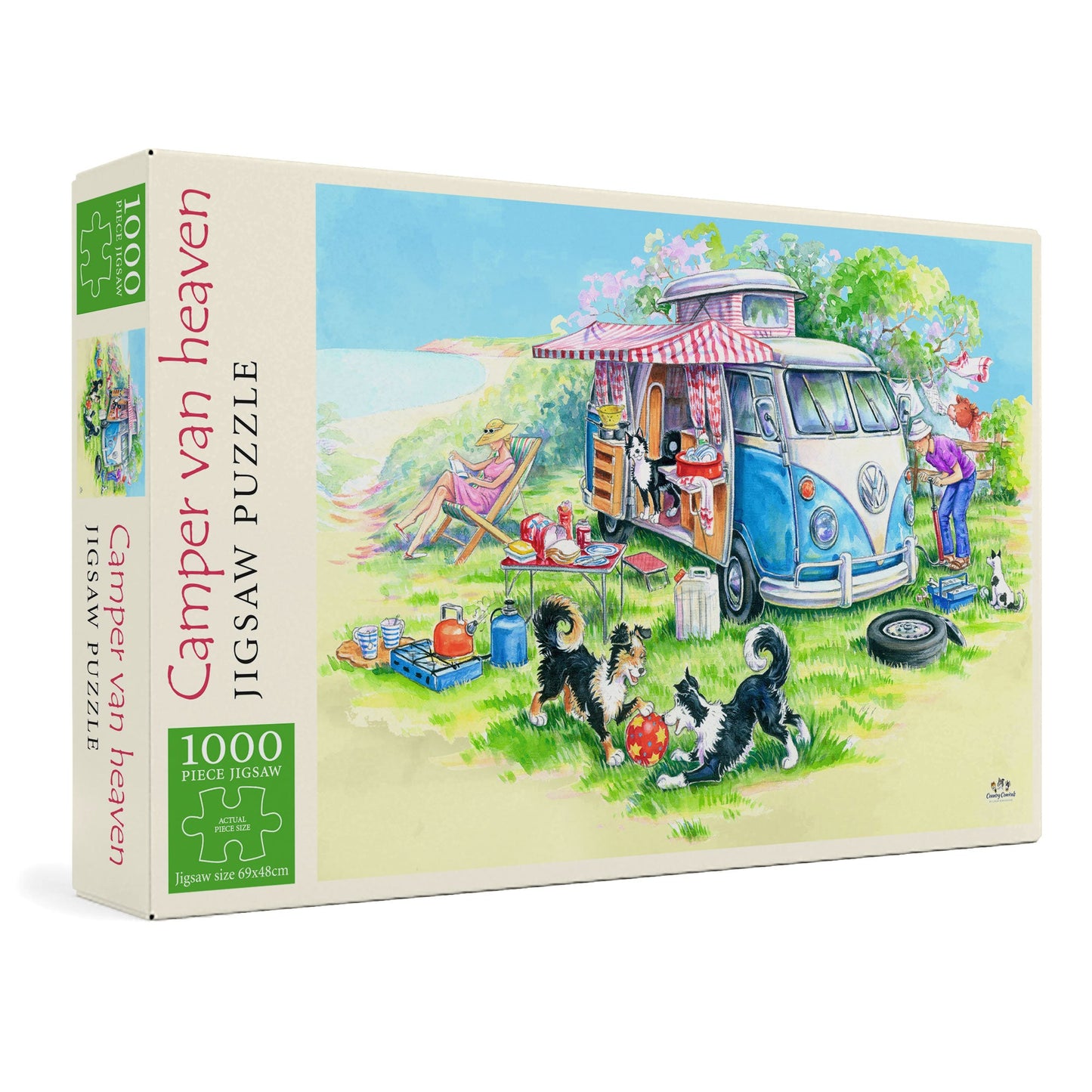 "Camper Van Heaven" Deluxe Country Comicals Jigsaw - box