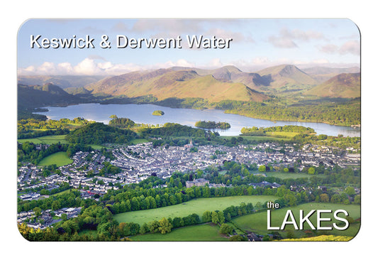 Keswick & Derwent Water flexible fridge magnet - Great Stuff from Cardtoons