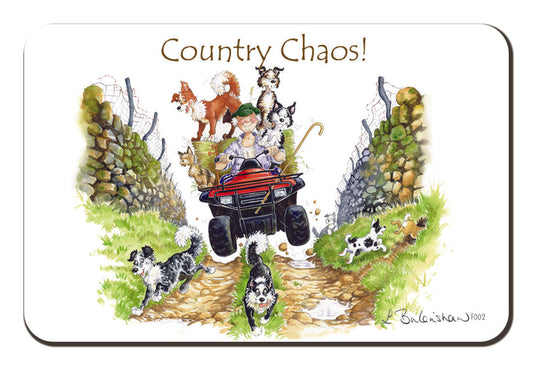 Country Comicals "Country Chaos" Fridge Magnet