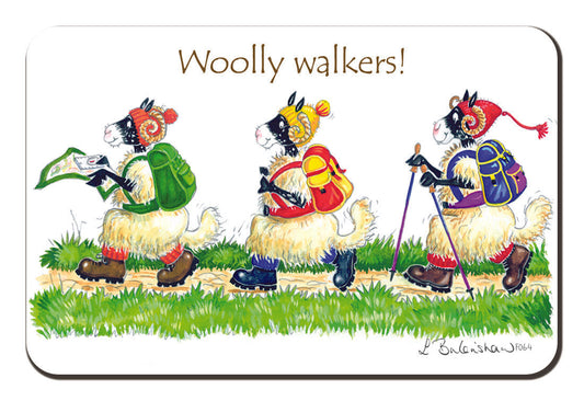 Woolly walkers fridge magnet - Great Stuff from Cardtoons