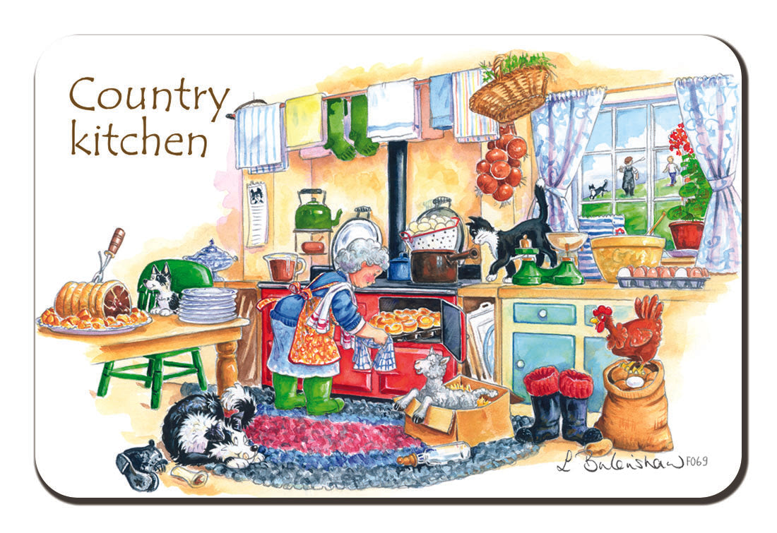 Country Comicals "Country Kitchen" Fridge Magnet