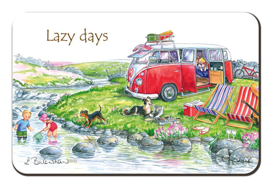 Country Comicals "Lazy Days" Fridge Magnet