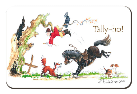 Country Comicals "Tally-Ho" Fridge Magnet