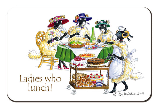 Country Comicals "Ladies Who Lunch" Fridge Magnet