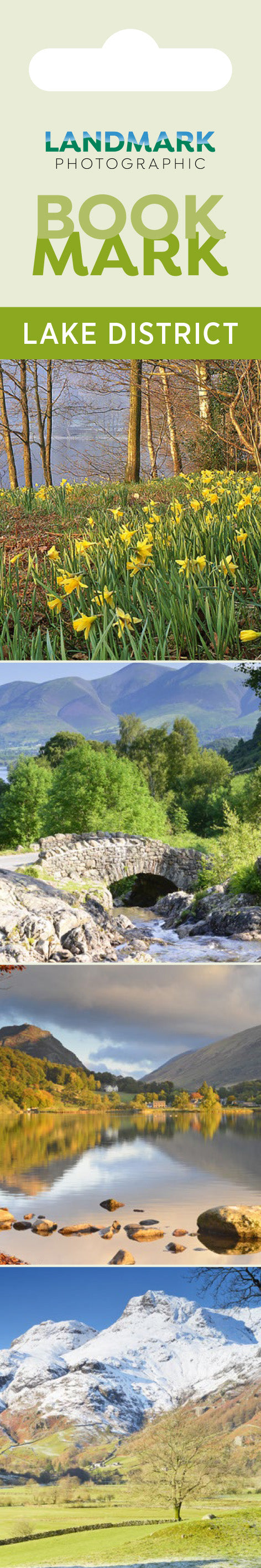 Lake District Seasons Bookmark from Cardtoons