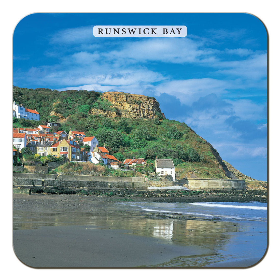 Runswick Bay coaster by Cardtoons Publications