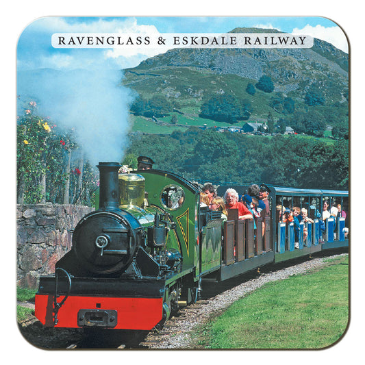 Ravenglass & Eskdale Railway coaster by Cardtoons Publications