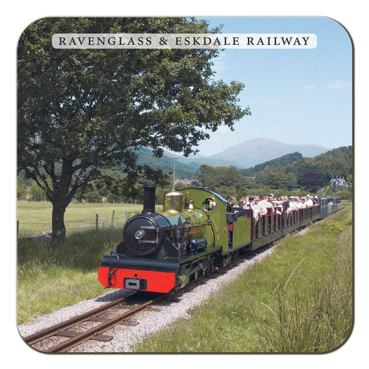 Ravenglass & Eskdale Railway coaster by Cardtoons Publications