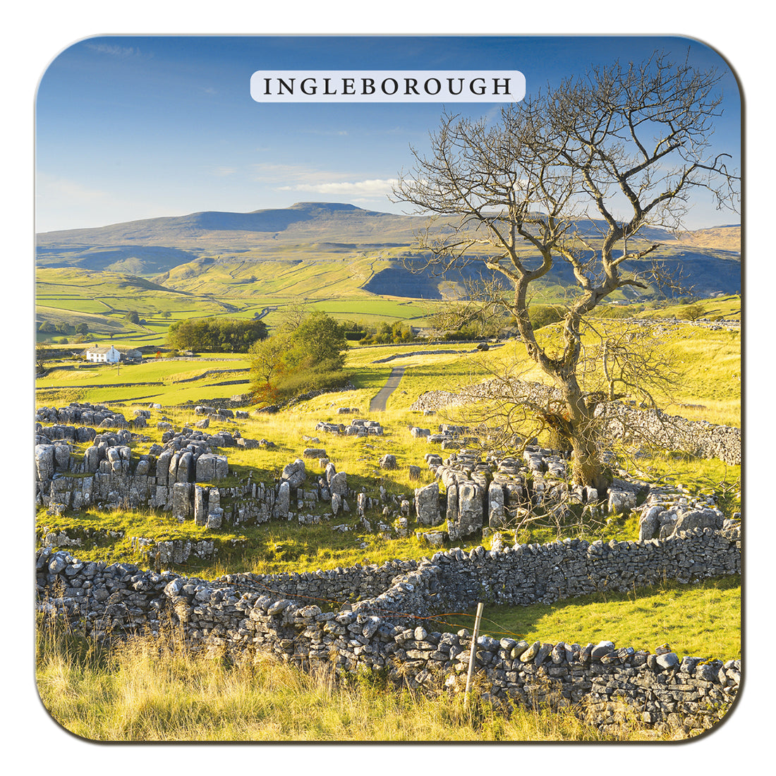 Ingleborough Coaster by Cardtoons Publications