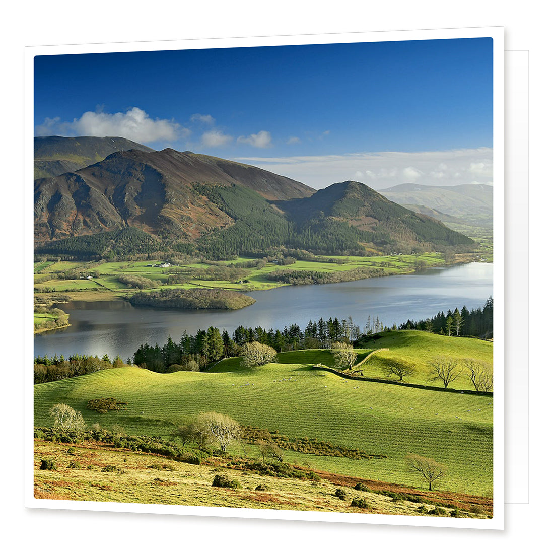 Bassenthwaite Greetings Card from the Landmark Photographic range by Cardtoons