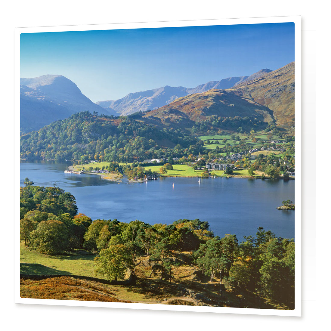 Ullswater & Glenridding Greetings Card from the Landmark Photographic range by Cardtoons