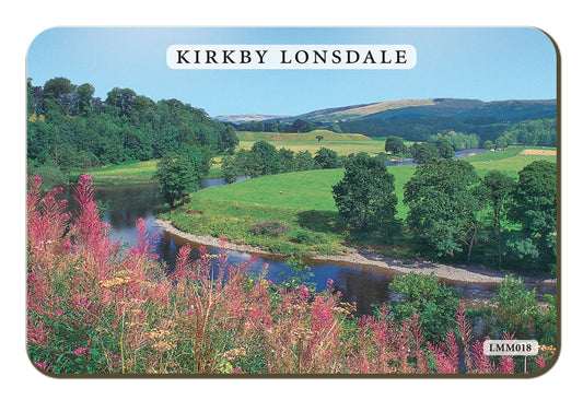 Ruskin's View, Kirkby Lonsdale fridge magnet by Cardtoons Publications