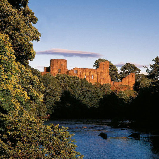 Barnard Castle Square Postcard by Cardtoons