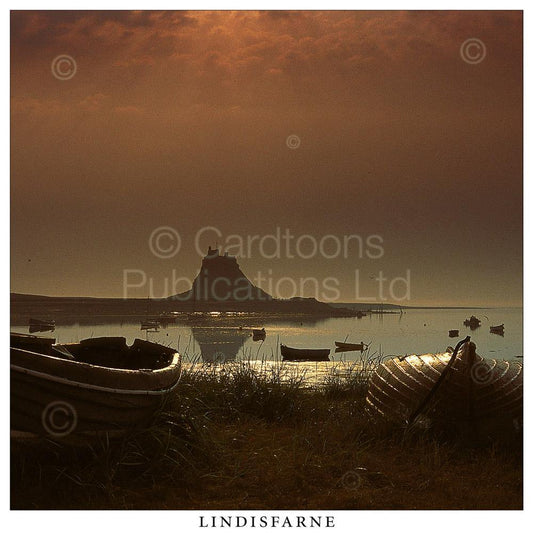 Lindisfarne Square Postcard by Cardtoons