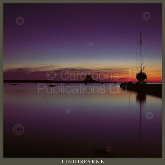 Lindisfarne Square Postcard by Cardtoons