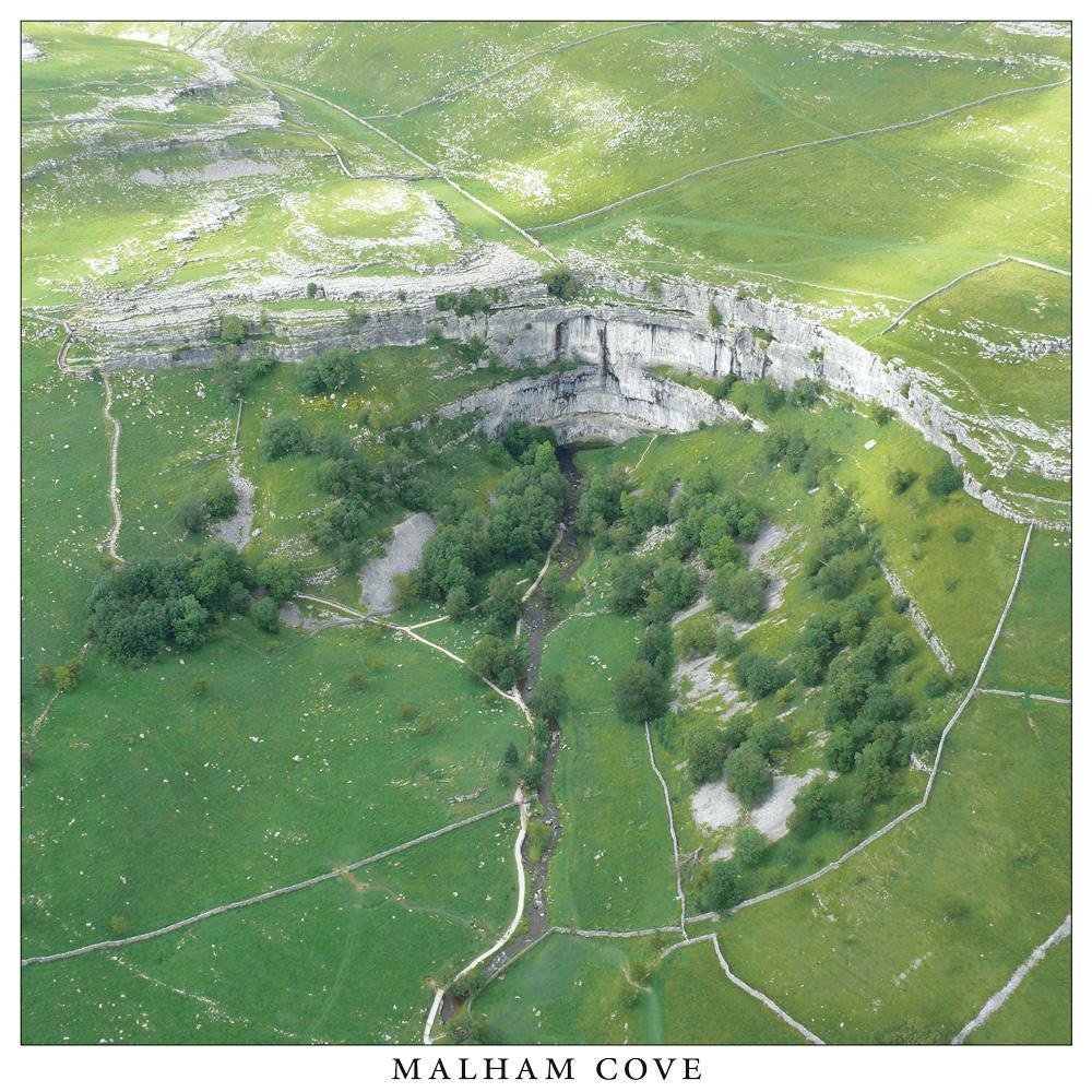 Malham Cove Square Postcard by Cardtoons