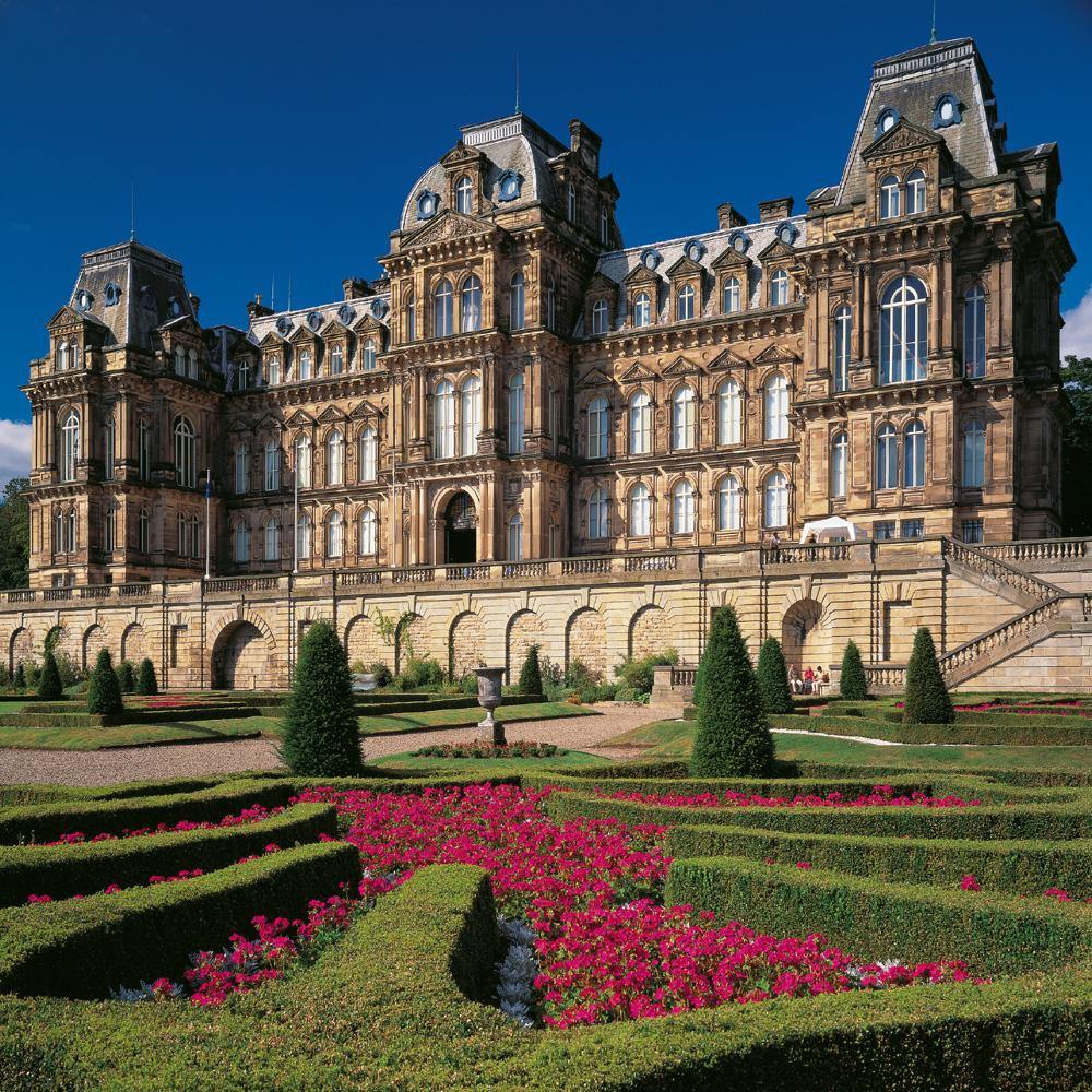 Bowes Museum, Barnard Castle Square Postcard by Cardtoons