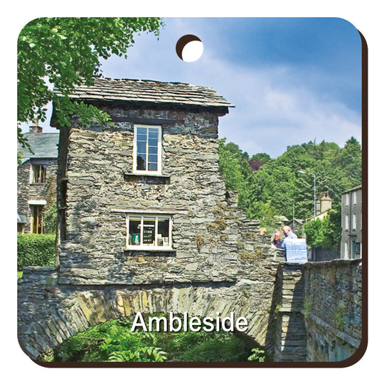 Bridge House, Ambleside Wooden Keyring | Great Stuff from Cardtoons