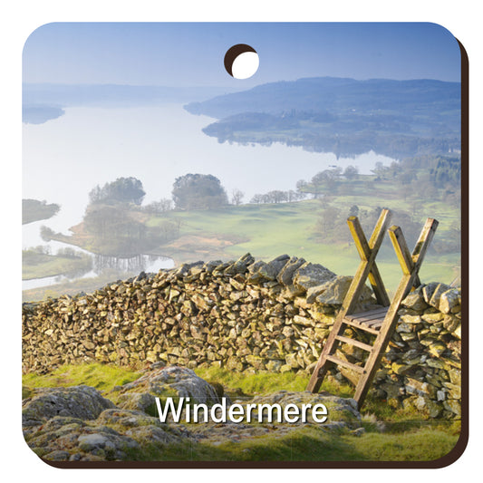 Windermere Wooden Keyring | Great Stuff from Cardtoons