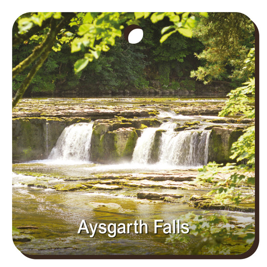 Aysgarth Falls Wooden Keyring | Great Stuff from Cardtoons