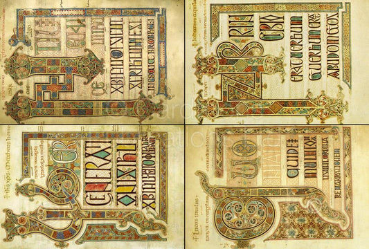 Lindisfarne Gospels postcard | Great Stuff from Cardtoons