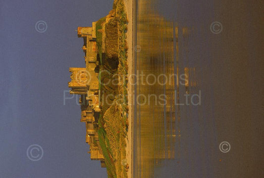 Bamburgh Castle Postcard | Great Stuff from Cardtoons