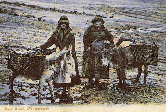 Holy Island Fisherwomen postcard | Great Stuff from Cardtoons