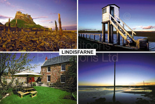 Lindisfarne postcard | Great Stuff from Cardtoons