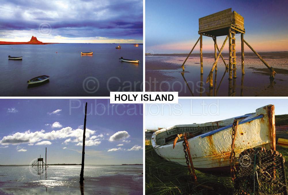 Holy Island postcard | Great Stuff from Cardtoons