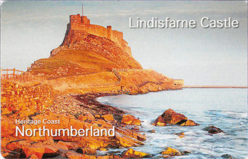 Lindisfarne Castle flexible fridge magnet | Cardtoons