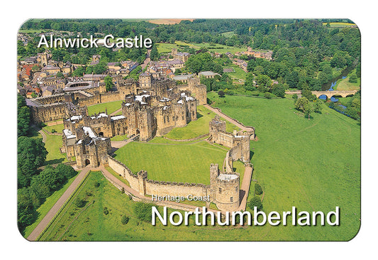 Alnwick Castle flexible fridge magnet - Great stuff from Cardtoons