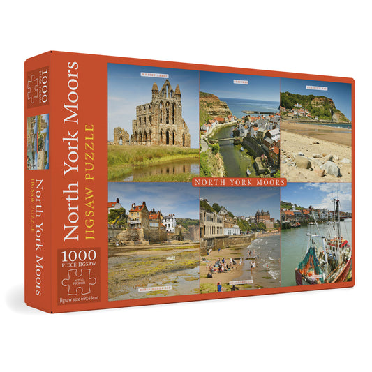 North York Moors Views 1,000 Piece Deluxe Jigsaw - box