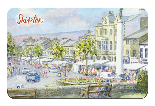 Skipton Watercolour Flexible Fridge Magnet - Great Stuff from Cardtoons