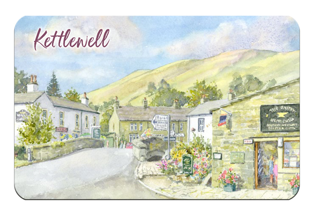 Kettlewell Watercolour Flexible Fridge Magnet - Great Stuff from Cardtoons