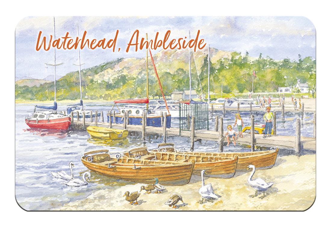 Waterhead, Ambleside Flexible Fridge Magnet | Great Stuff from Cardtoons