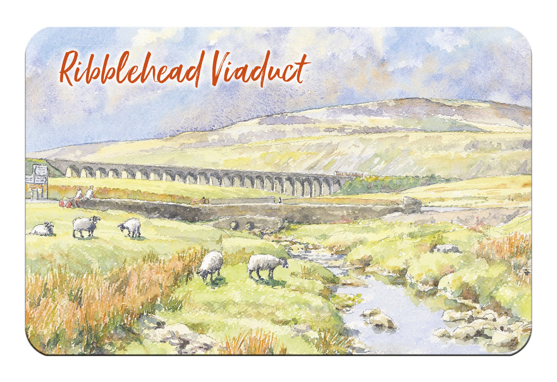 Ribblehead Viaduct Flexible Fridge Magnet | Great Stuff from Cardtoons