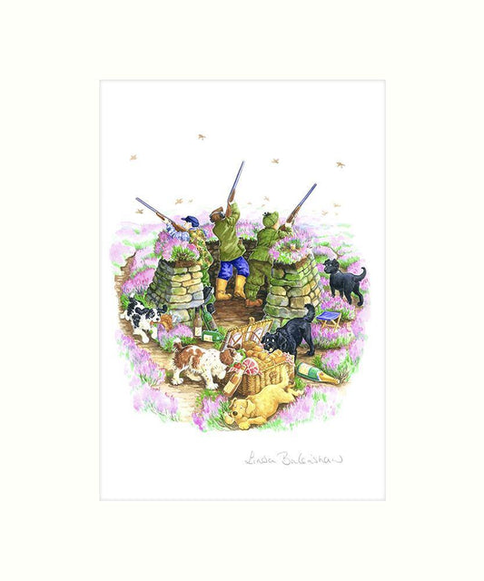 "Shooting Party" Art Print | Great Stuff from Cardtoons