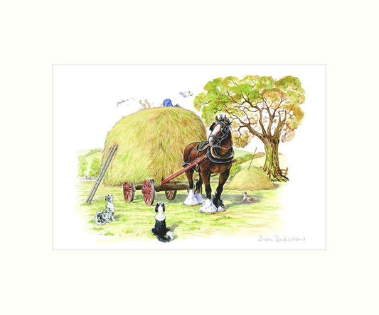 "Making Hay" Art Print | Great Stuff from Cardtoons