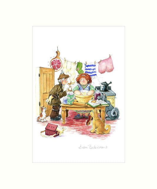 "Rabbit Pie" Art Print | Great Stuff from Cardtoons