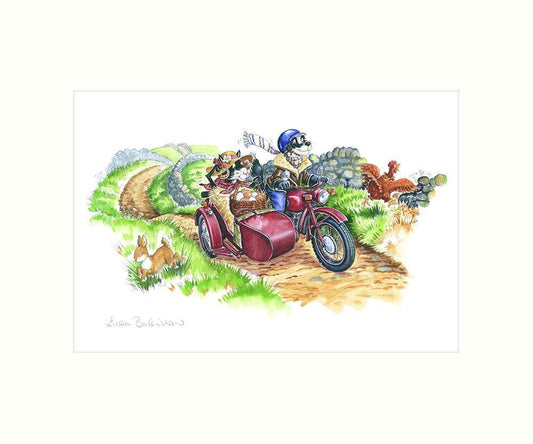 "Easy Riders" Art Print | Great Stuff from Cardtoons