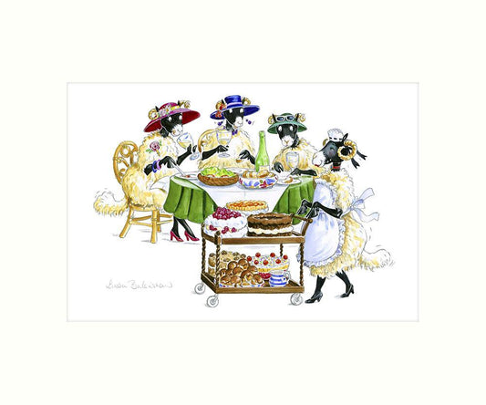 "Ladies Who Lunch" Art Print | Great Stuff from Cardtoons