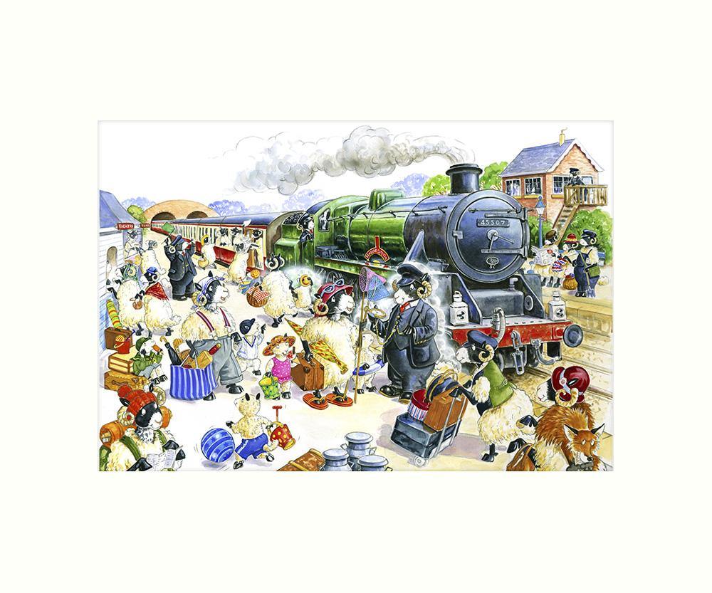 "Steam Special" Art Print | Great Stuff from Cardtoons