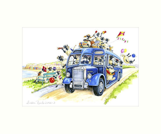 "On Tour" Art Print | Great Stuff from Cardtoons