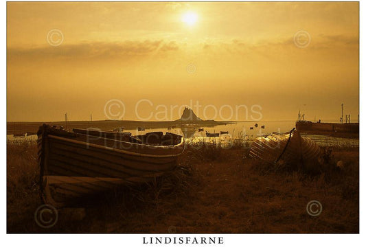 Lindisfarne Harbour postcard | Great Stuff from Cardtoons