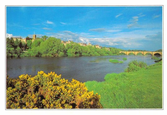 Corbridge from River Tyne postcard | Great Stuff from Cardtoons