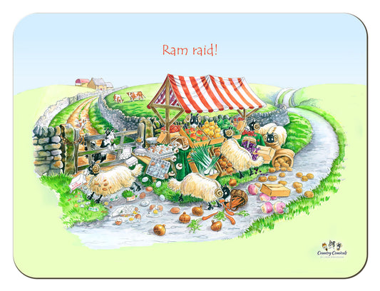 Country Comicals "Ram Raid" Tablemat