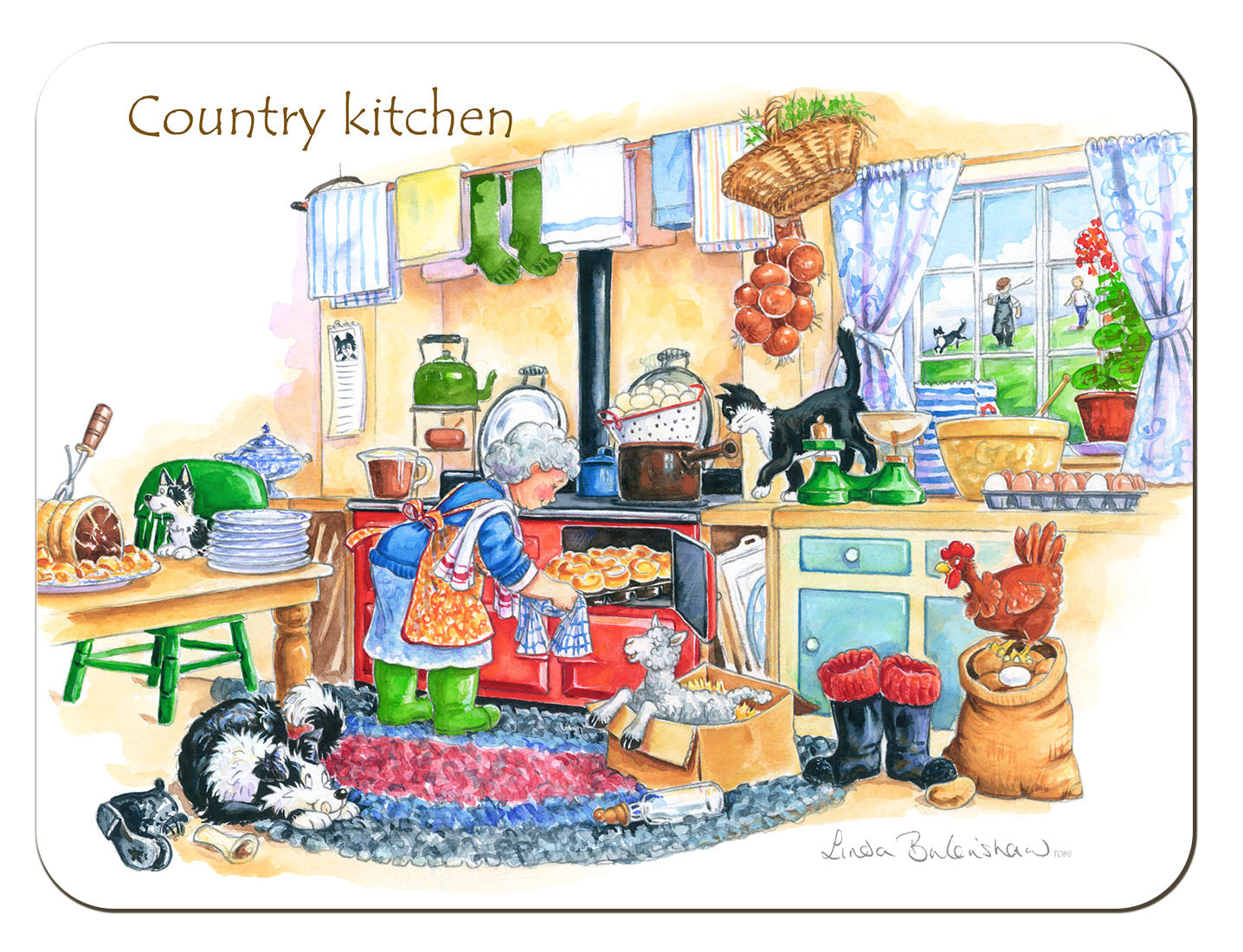 Country Comicals "Country Kitchen" Tablemat