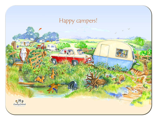 Country Comicals "Happy Campers" Tablemat