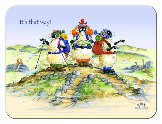 Country Comicals "It's That Way" Tablemat